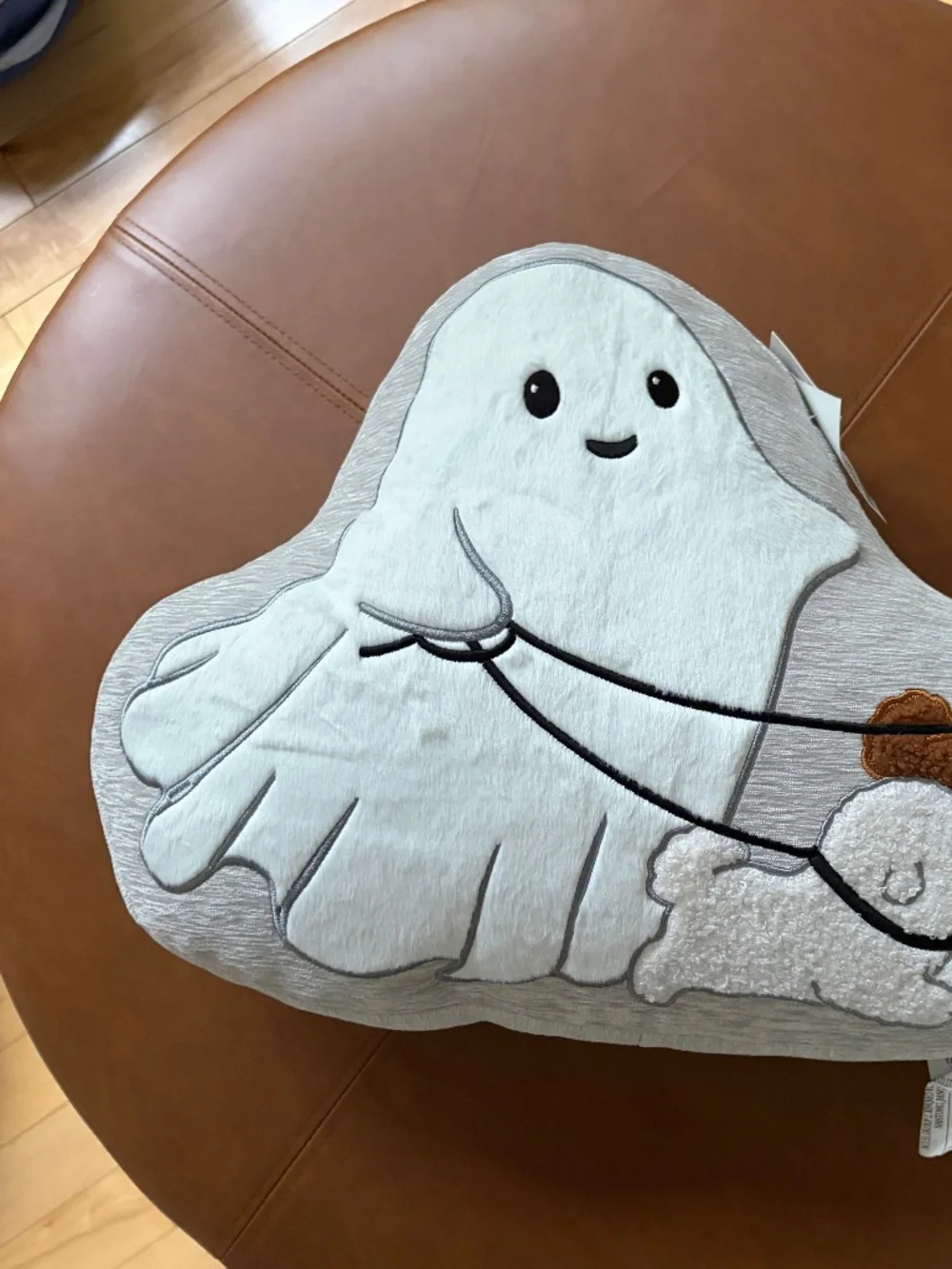 NWT Isaac Mizrahi Viral Ghost Walking Dogs Halloween Throw Pillow 14x20